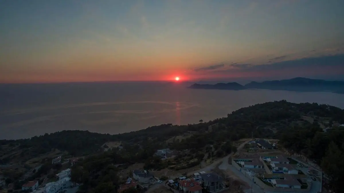 Sunset in Faralya